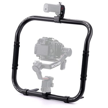 Tilta Basic Ring Grip Plus Compatible with DJI RS2 RS3 Pro RS4 RS4 Pro RS5 Dual Handle Gimbal Support Expandable Power Options Aluminum Alloy