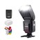 Godox Wireless 433MHz GN33 Camera Flash Speedlite with Builtin Receiver with RT Transmitter Compatible for Canon Nikon Sony Olympus Pentax Fuji DSLR Cameras with Diffuser Filters