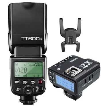 Godox TT600S 24G Wireless XSystem TTL GN60 HighSpeed Sync 18000s Flash Speedlite with X2TS Trigger Transmitter Compatible for Sony Cameras