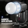 NEEWER Z2C 24G TTL Round Head Flash Speedlite Compatible with Canon Cameras Compatible with Godox 76Ws 18000s HSS Diffuser 2 Modeling Lamps TTLM Toggle Key 3000mAh 600 Full Power Light