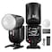 NEEWER Z2C 24G TTL Round Head Flash Speedlite Compatible with Canon Cameras Compatible with Godox 76Ws 18000s HSS Diffuser 2 Modeling Lamps TTLM Toggle Key 3000mAh 600 Full Power Light