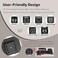 Zeniko ZF04 Lightweight OnCamera FlashMini Flash Speedlite CCT 6500K200K372 FullPower Flash Light with Universal Hot Shoe Mount Fit for Canon Nikon Sony FujiLeica Cameras Silver
