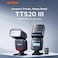 Godox TT520 III TT520III Camera Flash Godox TT520 II TT520II Upgraded 433MHz GN33 Manual Flash with RT16 Transmitter 112811Power13stop S1S2 ModeCompatible wCenterPin Hotshoe Cameras