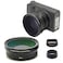 FotoZ Conversion Lens for Ricoh GR IIIX GR IIIX HDF 49mm 075x Wide Angle Macro 2 in 1 with Lens Hood Filter Adapter