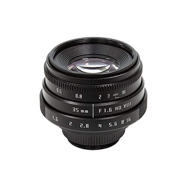 Arducam 35mm F16 Mirrorless CMount Lens for Raspberry Pi HQ Camera with CCS Adapter Industrial Telephoto Lens