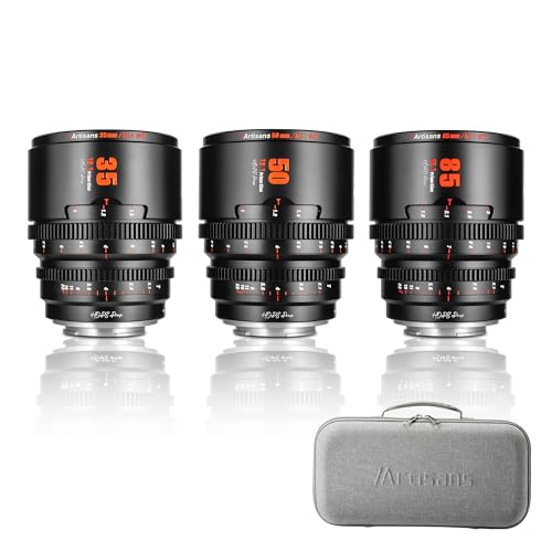 7artisans 7artisans 35mm50mm85mm T21 Professional Cinema Lens S35 Frame Set