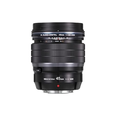 OM SYSTEM Olympus MZuiko Digital ED 45mm F12 PRO for Micro Four Thirds System Camera Ultra Bright F12 Lens Weather Sealed Design MF Clutch LFn Button