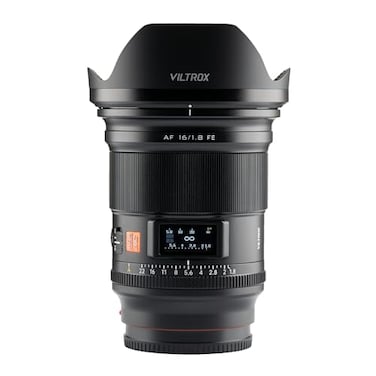 VILTROX AF 16mm f18 FE Full Frame Lens for Sony E Autofocus Lens with Builtin LCD Screen Large Aperture for Sony EMount a7