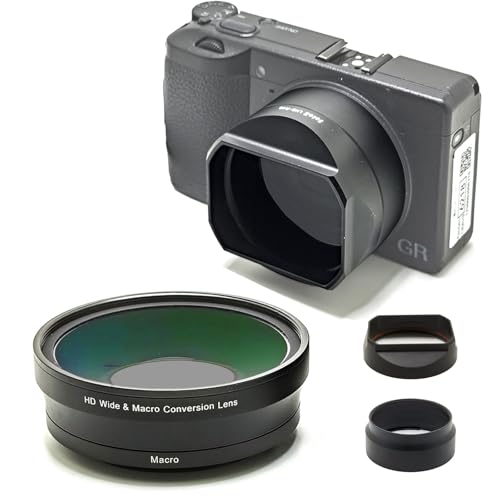 Fotoz Fotoz Conversion Lens For Ricoh Gr Iii Gr Iii Hdf 075x Wide Angle Macro 2 In 1 W