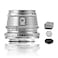 TTArtisan 35mm F14 Silver APSC Portrait Lens for Sony E Mount A9 A7R IV A7R III A7R II A7SII A7III A7II A7C A5000 A5100 A6000 A6100 A6300 A6400 A6500 A6600 NEX3 NEX5 MEX6 NEX7 Silver