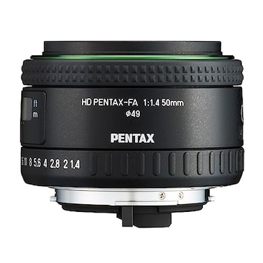 Pentax HD PENTAXFA 50mmF14 SingleFocus Standard Lens for use with KMount Digital SLR Cameras