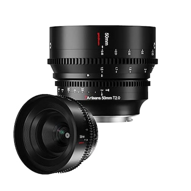 7artisans 50mm T20 Cine Lens for Canon EOSR Cinema Lens Full Frame Prime Lens Declicked Spectrum Aperture