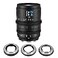 SIRUI VP1 Vision Prime 1 T14 Full Frame Cine Lens 24mm Manual Focus Cinema Lens with PreInstalled E Mount Interchangeable RFZL Mounts Black