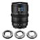SIRUI VP1 Vision Prime 1 T14 Full Frame Cine Lens 24mm Manual Focus Cinema Lens with PreInstalled E Mount Interchangeable RFZL Mounts Black