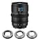 SIRUI VP1 Vision Prime 1 T14 Full Frame Cine Lens 24mm Manual Focus Cinema Lens with PreInstalled E Mount Interchangeable RFZL Mounts Black