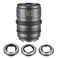SIRUI VP1 Vision Prime 1 T14 Full Frame Cine Lens 24mm Manual Focus Cinema Lens with PreInstalled E Mount Interchangeable RFZL Mounts Metal Gray