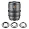 SIRUI VP1 Vision Prime 1 T14 Full Frame Cine Lens 24mm Manual Focus Cinema Lens with PreInstalled E Mount Interchangeable RFZL Mounts Metal Gray