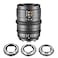 SIRUI VP1 Vision Prime 1 T14 Full Frame Cine Lens 35mm Manual Focus Cinema Lens with PreInstalled E Mount Interchangeable RFZL Mounts Metal Gray
