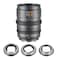 SIRUI VP1 Vision Prime 1 T14 Full Frame Cine Lens 35mm Manual Focus Cinema Lens with PreInstalled E Mount Interchangeable RFZL Mounts Metal Gray