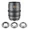 SIRUI VP1 Vision Prime 1 T14 Full Frame Cine Lens 35mm Manual Focus Cinema Lens with PreInstalled E Mount Interchangeable RFZL Mounts Metal Gray