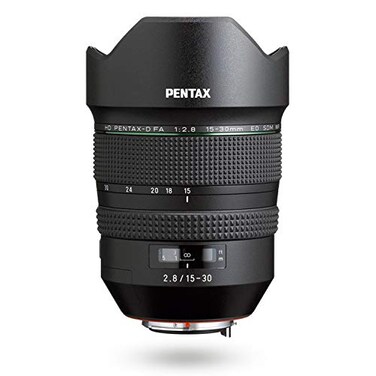 Pentax D FA F28ED SDM WR 1530mm f28 UltraWide Angle Zoom Lens for Pentax K Black
