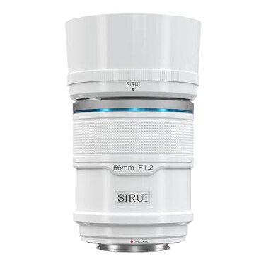 SIRUI Sniper 56mm APSC Autofocus Lens F12 Wide Angle Camera Lens for XT4 XT5 XH1 XH2H2S XT3 XT30 XS10 X Mount White