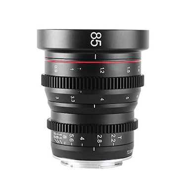 Meike MEKE 85mm T22 Mini Fixed Prime Manual Focus WideAngle Cinema Lens for M43 Micro Four Thirds MFT Mount Cameras BMPCC 4K Z CAM E1 E2 E2C