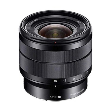 Sony E 1018mm F4 OSS WideAngle Zoom Lens SEL1018Black