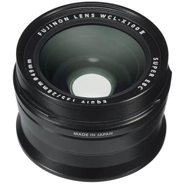 Fujifilm Fujinon Wide Conversion Lens for X100 Series Camera Black WCLX100 B II