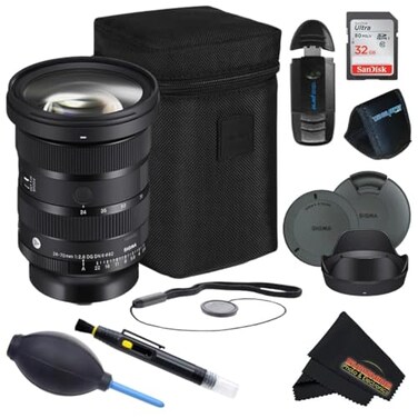 Sigma 2470mm f28 DG DN II Art Lens for Sony E with Sunshine Photo Advanced Bundle