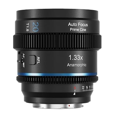 SIRUI 20mm T18 133X Anamorphic Lens S35 Autofocus Lens for E Mount Cameras A6500 A6700 FX330 ZVE Series A7 Series A99II Neutral Flare