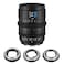 SIRUI VP1 Vision Prime 1 T14 Full Frame Cine Lens 35mm Manual Focus Cinema Lens with PreInstalled E Mount Interchangeable RFZL Mounts Black