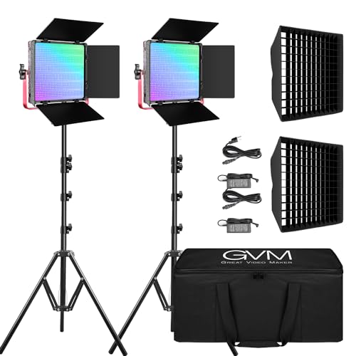 جي في إم غريت فيديو ميكر Gvm Great Video Maker 1200d Rgb Led Video Light