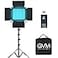 GVM Great Video Maker GVM RGB LED Video Light 800D Studio Light with APP Control Lighting Kit Photography Light 1 Pack with 8 Kinds Scene Lights 32005600K CRI 97 LED Panel Light for YouTube Studio Vid