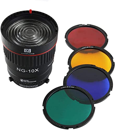 Hersmay Hersmay NG10x Bowens Mount Fresnel Lens Focusing Adapter