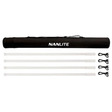 Nanlite PavoTube T87X 3 8W RGBWW LED Pixel Tube 4Light Kit