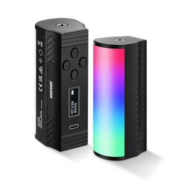 NEEWER Basic 2 Pack Magnetic Handheld Light Wand 360 Full RGB Mini LED Video Light Stick with 2500mAh Battery25008500K Dimmable Camera Tube Light for Photography TikTok YouTube VlogTL96RGB