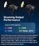NANLITE FS300C 300W RGB LED Video Light2700K7500K Colour Temperature UltraHigh Brightness 34200 lux 1m with Reflector Wireless Control Wide Compatibilityfor Studio Photography