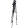 Vivitar 57Inch Tripod Three Way Fluid Pan Head Quick Release Mount Supports up to 5 Pounds of Weight VIVVPT2457 Blackstandard