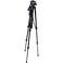 Vivitar 57Inch Tripod Three Way Fluid Pan Head Quick Release Mount Supports up to 5 Pounds of Weight VIVVPT2457 Blackstandard