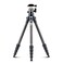 SIRUI AM225 Camera Tripod Carbon Fiber Tripod 5Sections Travel Lightweight Small Tripod with B00K Ball HeadBlack