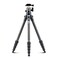 SIRUI AM225 Camera Tripod Carbon Fiber Tripod 5Sections Travel Lightweight Small Tripod with B00K Ball HeadBlack