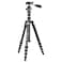 Vanguard VEO3T235CBP Carbon Fiber Travel Tripod with Ball Head Removeable Pan Handle and Quick Shoe with Builtin Smartphone Holder