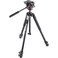 Manfrotto 190X Aluminum 3Section Tripod Kit with XPRO Fluid Head MK190X32W Black