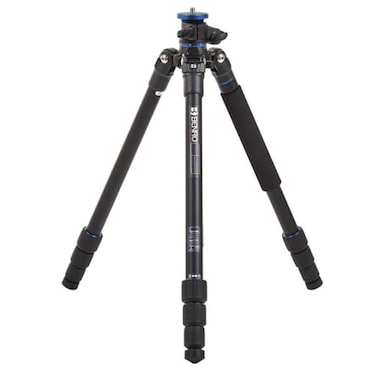Benro GoPlus Travel Aluminum Tripod Pivoting Center Column MultiAngle Legs TwistLock Design Monopod Conversion for Photo Video and Hybrid Creators FGP18A
