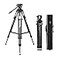 SmallRig AD80 FreeBlazer HeavyDuty Video Tripod System 75 Tall Fluid Head OneStep Height Adjust DualMode QR Plate Load up to 17lbs Professional Tripod for Camera