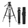 SmallRig AD80 FreeBlazer HeavyDuty Video Tripod System 75 Tall Fluid Head OneStep Height Adjust DualMode QR Plate Load up to 17lbs Professional Tripod for Camera