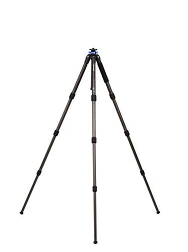 Benro Mach3 Long Carbon Fiber Tripod Professional 3Section HeavyDuty Tripod with Twist Locks Magnesium Castings Interchangeable Feet Carry Case for DSLR Mirrorless Video Cameras TMA38CL