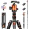 JOILCAN Tripod for Camera 81 Aluminum Camera Tripod Stand 83 DSLR Tripods Monopods Heavy Duty Travel Tripod for Binoculars Spotting Scope Telescope Max Load 35lb