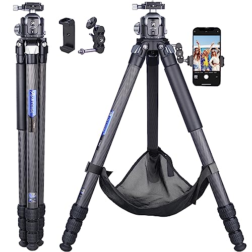 أرتسايز Artcise Carbon Fiber Tripod With Low Profile Ball Head 55 LBS